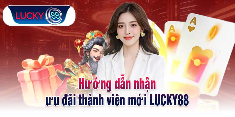 Hướng dẫn nhận ưu đãi thành viên mới LUCKY88